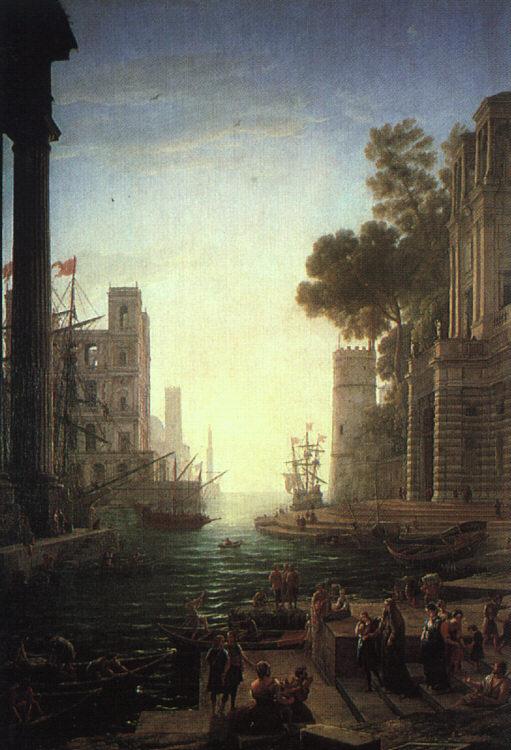  Landscape with the Embarkation of Saint Paula Romana at Ostia